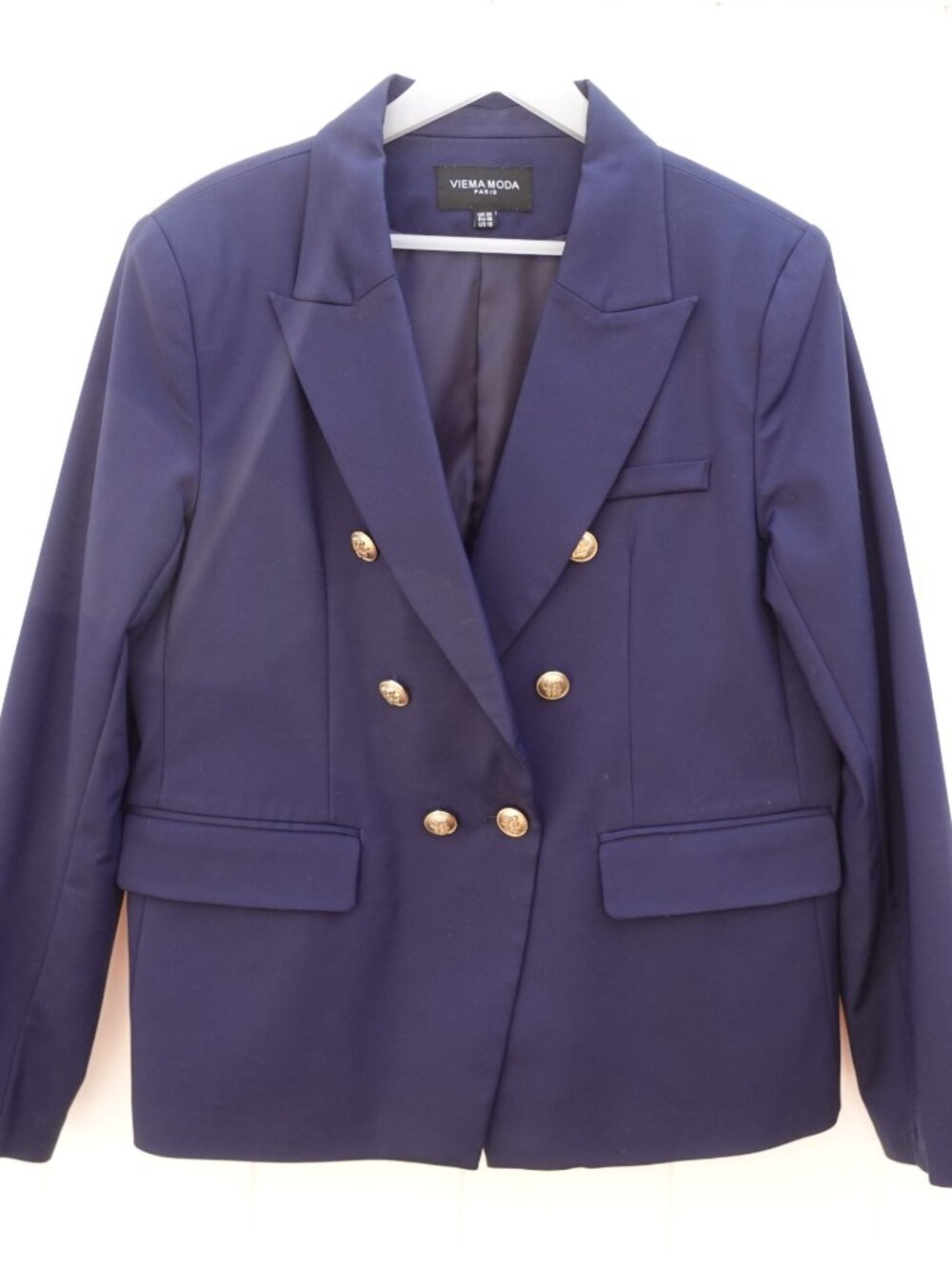 Navy Double Breasted Blazer Size 16
